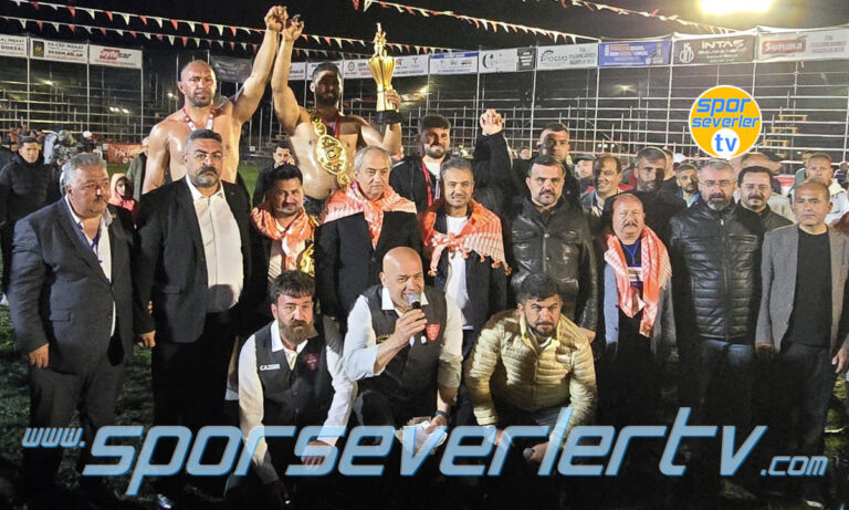 10. Kepez Yağlı Pehlivan Güreşleri Başpehlivanı Enes Doğan