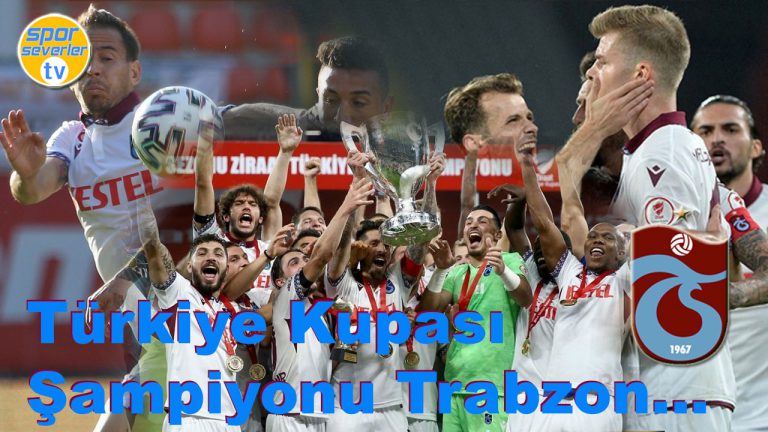 Türkiye Kupası Şampiyonu Trabzon...