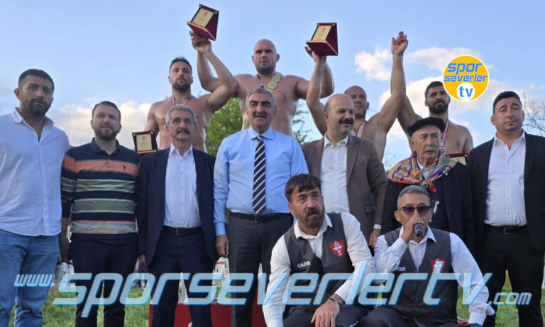 5. Balya Yağlı Pehlivan Güreşleri Başpehlivanı Ertuğrul Dağdeviren