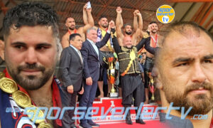 665. Tarihi Kırkpınar Yağlı Pehlivan Güreşleri Başpehlivanı Erkan Taş