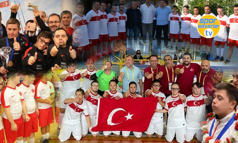 Down Sendromlular Futsal Milli Takımı Avrupa Şampiyonu