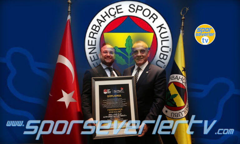 “Fair Play Altın Şeref Bayrağı" Fenerbahçe'nin