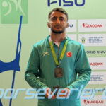 Servet Angi'den FISU Dünya Üniversiteler Şampiyonası'nda Gümüş