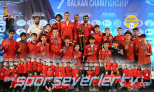 U15 Güreş Milli Takımlarımız Balkan Şampiyonası'nda zirvede
