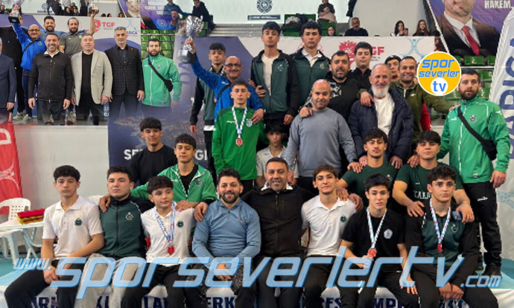 U17 Grekoromen Güreş Türkiye Şampiyonası 1.'si Karatay Belediye Spor Kulübü