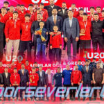 U20 Serbest Güreş Türkiye Şampiyonası 1.'si Kahramanmaraş Büyükşehir Belediyesi